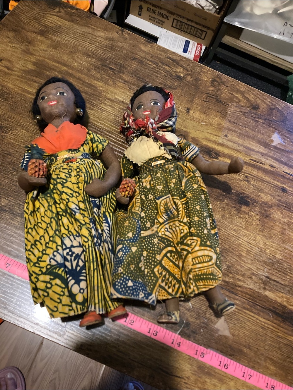 Vintage ethnic soft dolls
